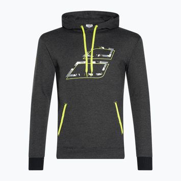Felpa da tennis da uomo Babolat Aero Hood nero heather