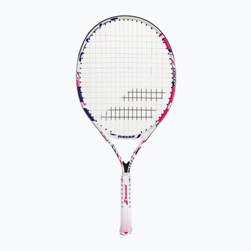 Racchetta da tennis Babolat B Fly 23 bianco/rosa/blu per bambini