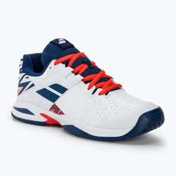 Babolat Propulse All Court scarpe da tennis per bambini bianco/blu scuro