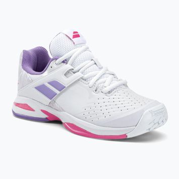 Babolat Propulse All Court JR scarpe da tennis per bambini bianco/lavanda