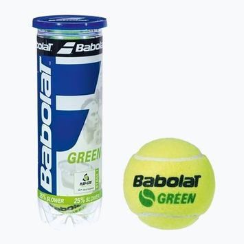 Palline da tennis Babolat Green 3 pz. verdi