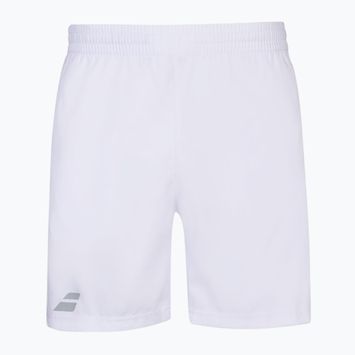 Pantaloncini Babolat Play da bambino bianco/bianco