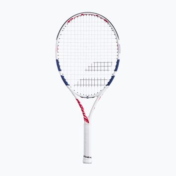 Racchetta da tennis Babolat Drive Junior 24 bianca per bambini