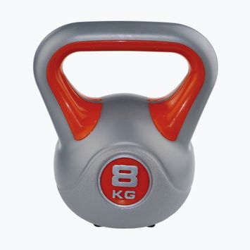 Kettlebell Sveltus Fit 8 kg grigio/rosso