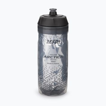 Zefal Arctica 550 ml argento/nero bottiglia termica per ciclismo