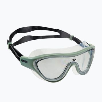 Arena The One Mask maschera da nuoto leggera fumo/ giada/nera