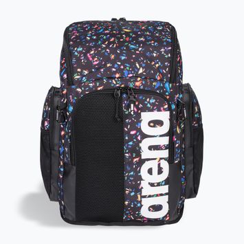 Zaino da nuoto Arena Spiky III 45 l Allover coriandoli neri