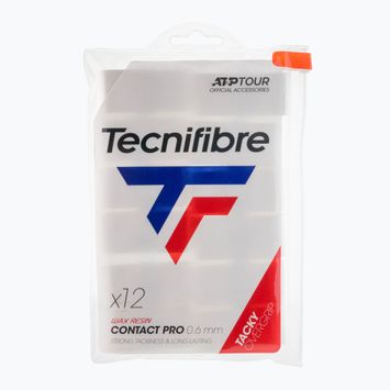 Fasce per racchette da tennis Tecnifibre Contact Pro 12 pz. bianco