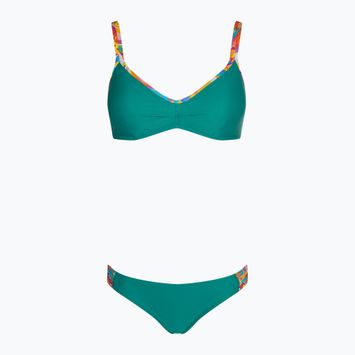 Costume da bagno due pezzi donna Banana Moon Tyezumma Watercolor vert
