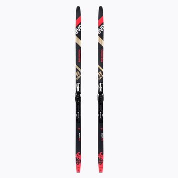 Sci di fondo Rossignol Evo XC 55 R-Skin da uomo + attacchi Control Step-In rosso/nero