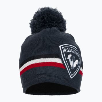 Cappello invernale Rossignol Rooster Pompon da uomo, blu scuro