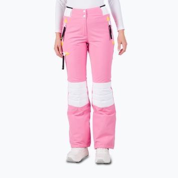 Pantaloni da sci Rossignol Pilot Str rosa da donna