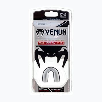 Protezioni Venum Challenger a mascella singola in bianco e nero 0618