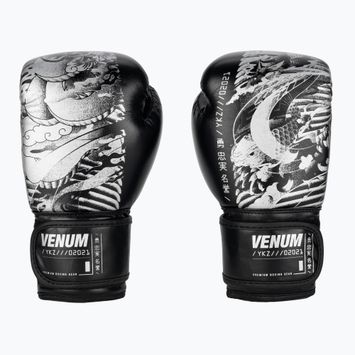 Venum YKZ21 Boxing nero/bianco guanti da boxe per bambini