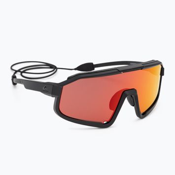 Occhiali da sole da uomo Quiksilver Slash+ nero ml rosso