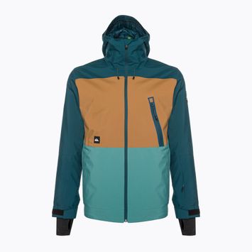 Giacca da snowboard Quiksilver da uomo Sycamore blu maiolica