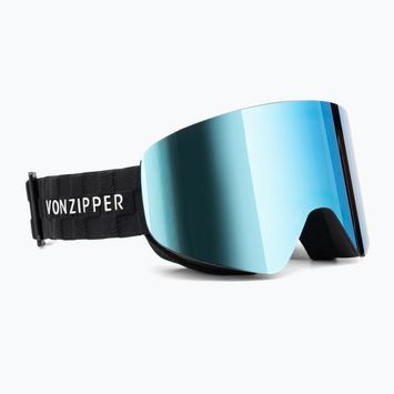 VonZipper Encore nero satinato/wildlife stellar chrome occhiali da snowboard