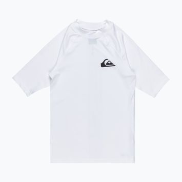 Quiksilver Everyday UPF50 maglia da bagno junior bianca