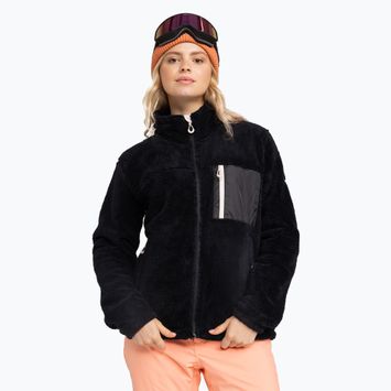 Felpa donna ROXY Alabama Full Zip Solid nero vero