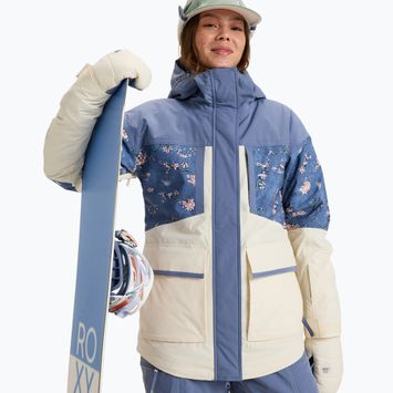 Giacca da snowboard donna ROXY Chloe Kim Parka vento selvaggio chloe blossom