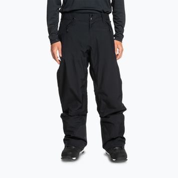 Pantaloni da snowboard Quiksilver Forever Stretch Gore-Tex da uomo nero vero