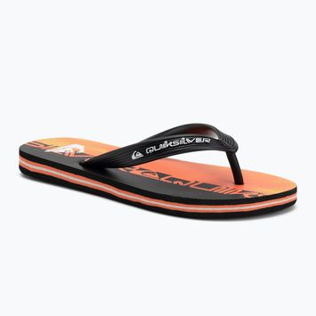Quiksilver Molokai Art 25 Youth infradito wordblock corallo infuocato