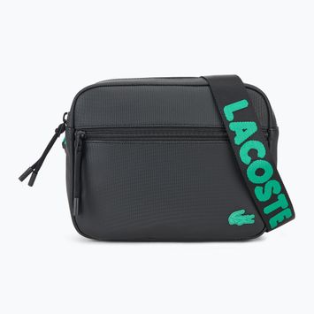 Sacca da uomo Lacoste NH4798TX fettuccia jacquard noir