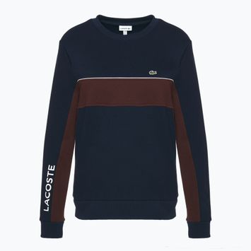 Felpa Lacoste da bambino SJ2451 blu navy-espresso