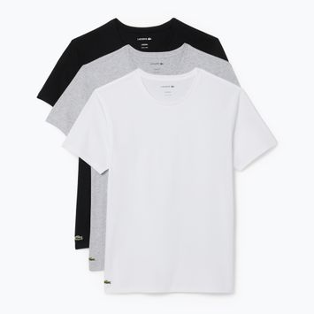 Maglietta Lacoste uomo TH9010 3-pack bianco/argento mento/nero