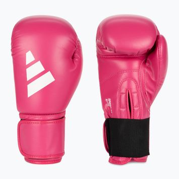 Guantoni da boxe adidas Speed 50 rosa/bianco