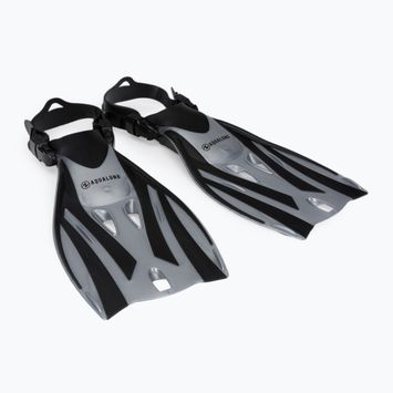 Aqualung Fizz grigio/nero pinne da snorkeling per bambini