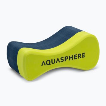 Aquasphere Pull Buoy tavola da bagno blu navy/giallo brillante