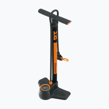 Pompa da bicicletta SKS Airkompressor Compact 10.0 nero/arancio