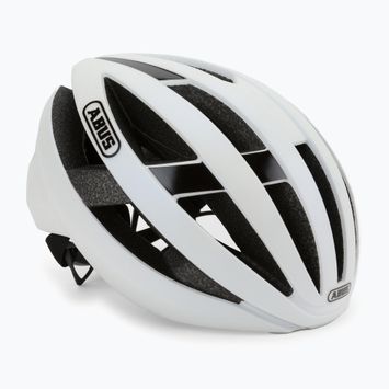 ABUS casco da bicicletta Viantor in pile bianco