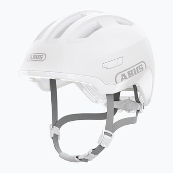 Casco da bicicletta per bambini ABUS Smiley 3.0 ACE LED bianco puro