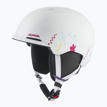 Casco da sci Alpina Brix per bambini bianco/grafica opaca