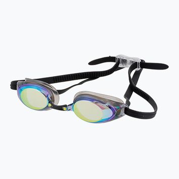 Occhialini da nuoto aquaFeel Glide Mirrored nero/oro