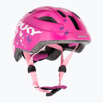 Casco da bici per bambini PUKY PH 8 Pro-S rosa/fiori