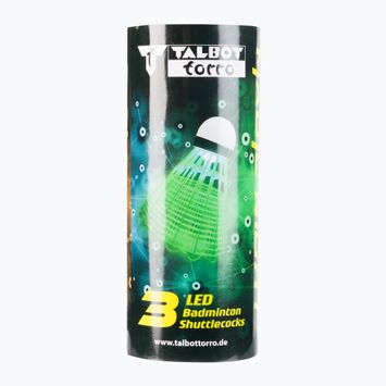 Talbot-Torro Federball Magic Night LED freccette da badminton 3 pz.