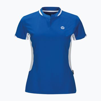 Camicia da squash da donna Oliver Palma Polo blu/bianco