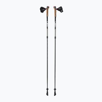 Bastoncini da nordic walking LEKI Spin nero e argento 65326161