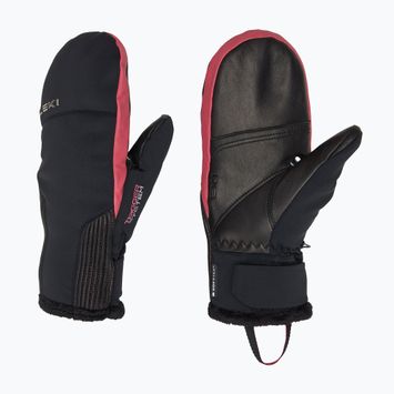 LEKI Guanti da sci da donna Vallarta 3D Mitt nero/rosa
