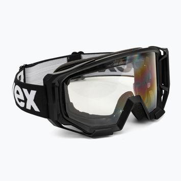 UVEX occhiali da ciclismo Athletic nero opaco/chiaro