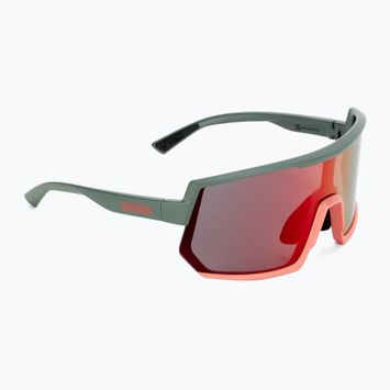 Occhiali da sole UVEX Sportstyle 235 moss grapefruit mat/rosso specchiato