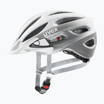 Casco da bicicletta UVEX True CC WE bianco/grigio opaco