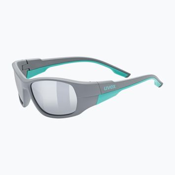 UVEX occhiali da sole per bambini Sportstyle 514 grigio opaco/argento specchiato
