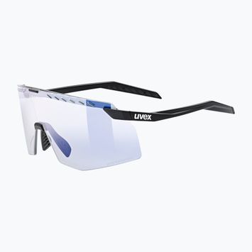 Occhiali da sole UVEX Pace Stage V nero opaco/blu specchiato