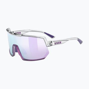 Occhiali da sole UVEX Sportstyle 235 trasparenti/viola metallizzata/lavanda specchiata