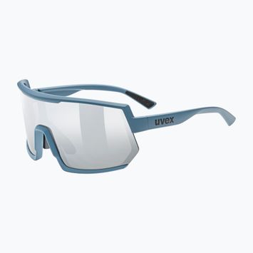 Occhiali da sole UVEX Sportstyle 235 blu pietra opaco/argento specchiante