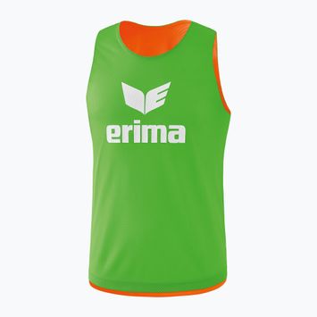 Pettorina da allenamento reversibile ERIMA arancio/verde marcatore di calcio